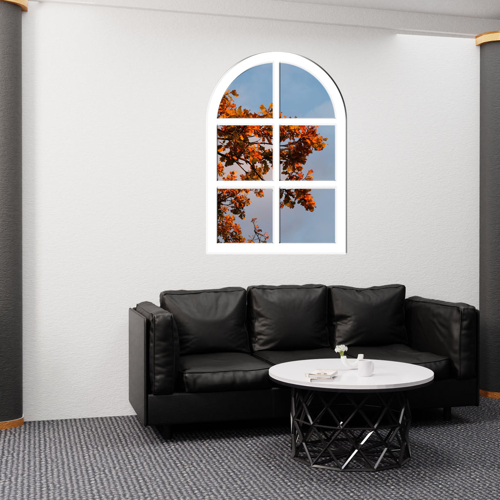 Mountain View Faux Window Wall Art